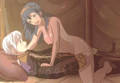 rule 34 animated barefoot blue eyes blue hair blush breasts cmnf