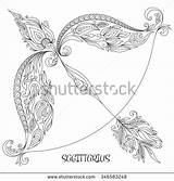 Sagittarius Designlooter sketch template