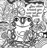 Trauma Coloring Healing Pages Book Choose Board Frog Adult sketch template