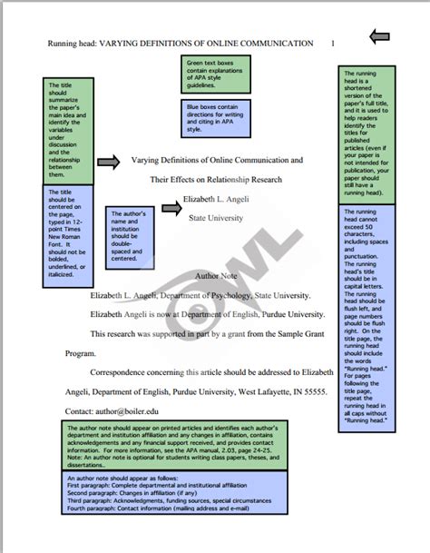 sample paper purdue owl kinesiology libguides  mississippi college leland speed library