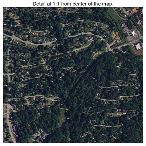 aerial photography map  anderson sc south carolina