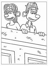 Rita Roddy Flushed Away Cartoons Coloring Rats Pages sketch template