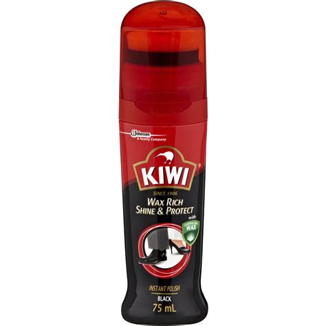 kiwi rich shine protect wax black ml woolworths
