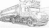 Scania Camion Degorgement Tout Danieguto sketch template