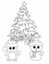 Beanie Coloring Boo Christmas Pages Boos Printable Preschool Tree Print Penguin Preschoolers Kiki Sheets Kids Ty Color Cats Dogs Unicorns sketch template