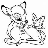 Bambi Cute sketch template