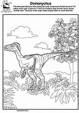 Cenozoic Ice Age Deinonychus sketch template