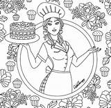 Coloring Pages Adult Books Doodle Embroidery Therapy Chef Camera sketch template