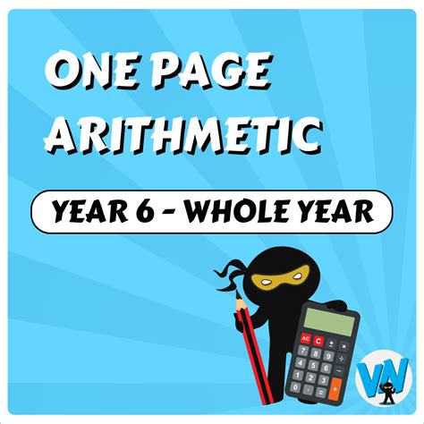 page arithmetic year   year vocabulary ninja