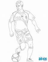 Hazard Eden Coloring Hellokids Pages Soccer Players Color Print Cavani James David Luiz Online sketch template