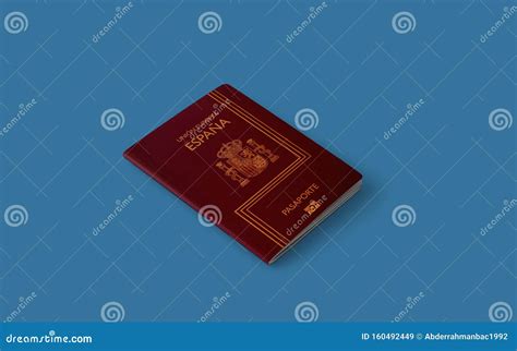 passport  spainbiometric spanish passport stock image image  national money
