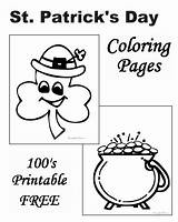 St Coloring Pages Preschool Patrick Patricks Printable Kids sketch template
