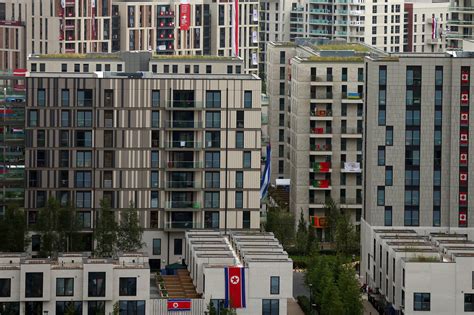 london england july 27 general view of the olympic village photo