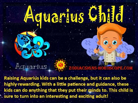aquarius child personality traits  characteristics aquarius baby