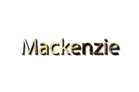 mackenzie name 3d 15733333 png