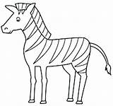 Zebra Coloring Pages Cartoon Horse Stripes Kids Printable Drawing Zebras Color Cute Getcolorings Face Madagascar Kid Clipart Marty Sheet Stripe sketch template