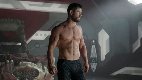 hello thor here s a shirtless montage of chris hemsworth