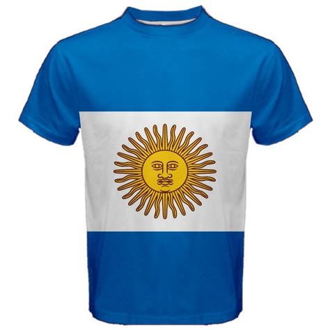 New Argentina Flag Men S T Shirt Size S M L Xl 2xl 3xl Tee