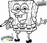 Spongebob Coloring Pages Squarepants Printable Gambar Mewarnai Cartoon Kids sketch template