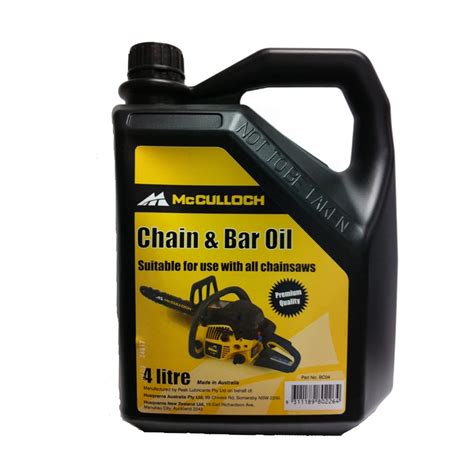 chainsaw accessory mcculloch  barchain oil  bunnings