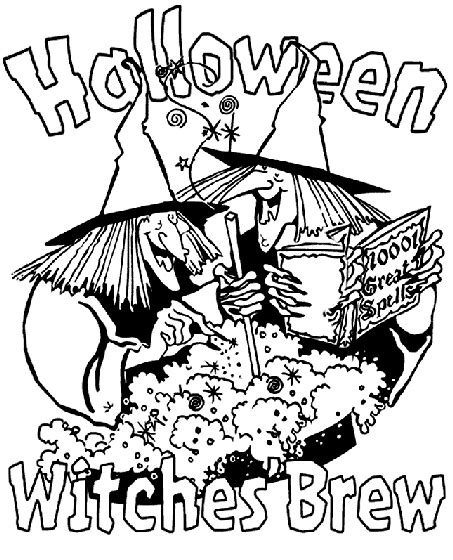 halloween witches brew  crayolacom witch coloring pages