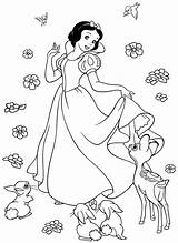 Snow Coloring Princess Pages Disney Colouring Popular sketch template