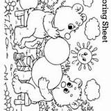 Coloring Sheets Balloons Bear Blowing Printable Freeprintable Print Projects Pages Kids Click sketch template