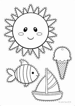 summer review preschool  prep worksheets activities summer