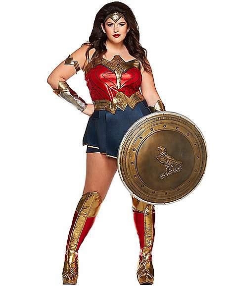 adult wonder woman plus size costume deluxe batman v superman dawn of justice