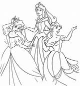 Boyama Prenses Princesses Coloringlibrary Sayfasi Gifler Sayfalari sketch template