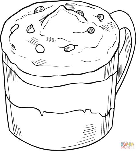 hot cocoa coloring page  printable coloring pages