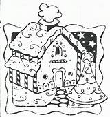 Coloring Pages House Gingerbread Christmas Printable Print Colouring Color Sheets Man Book Library Clipart Popular Coloringhome Gif Choose Board sketch template