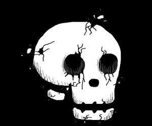 skull symbol drawception