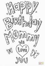 Happy Verjaardag Kleurplaat Mum Gefeliciteerd Mamma Kleurplaten Omnilabo Jaar Downloaden Hoera sketch template
