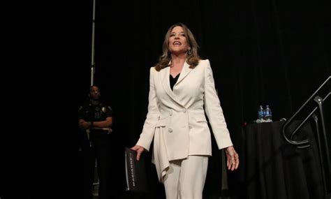 yes marianne williamson is also like that in person iowa starting line