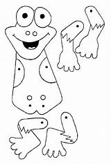 Puppet Coloring Kids Preschool Frog Teachers Parents Lot Has sketch template
