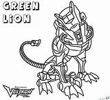 Voltron Coloring Pages Lion Green Kids Printable Color Draw Bestcoloringpagesforkids sketch template