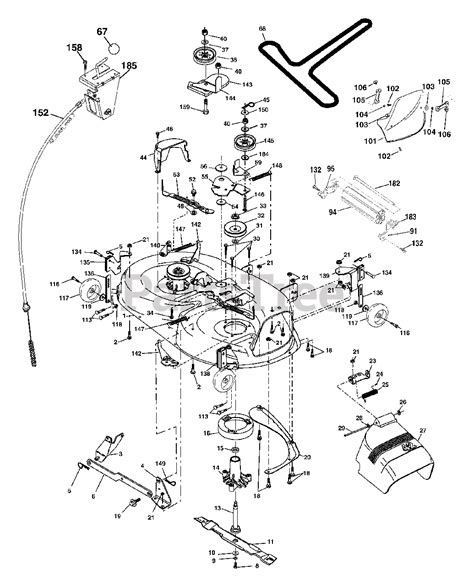 poulan pro pd hst  poulan pro lawn tractor  mower deck parts lookup  diagrams