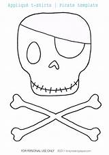 Totenkopf Piraten sketch template