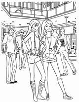 Barbie Coloring Pages Friends Spy Squad Color Printable Girls Print Template Getcolorings Kids Site Comments sketch template
