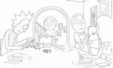 Morty sketch template