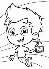 Bubble Guppies Coloring Pages Printable Kids sketch template
