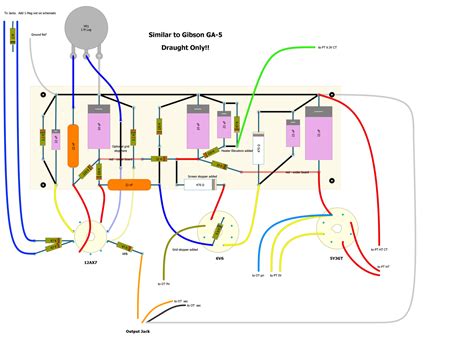 wombat amplification layout  gibson ga  type circuit