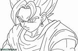 Colorear Goku Para Vegito Blue Super Saiyan Ssj Lineart Brusselthesaiyan Favourites Add sketch template