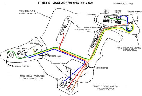 offsetguitarscom view topic jaguar wiring  solved guitarras lecciones de guitarra