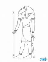 Egyptian Thot Egipcios Dioses Horus Goddesses Deity Egipcia Hellokids Diosa Egipto Egipcio Isis Nápady Many Designlooter Divyajanani Imprimer Ligne sketch template