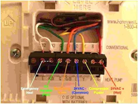 wire  honeywell thermostat   wires