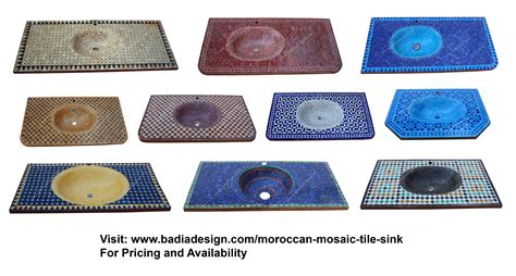 mosaic sink top moroccan tiles los angeles
