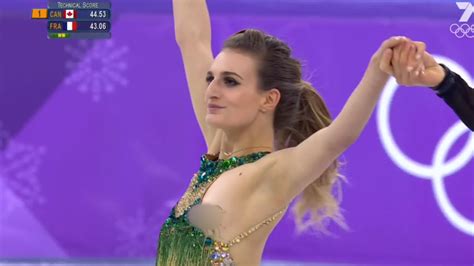 Winter Olympics 2018 French Skater Suffers Costume