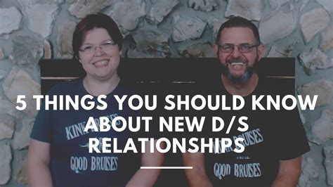 5 things you need to know about new d s relationships youtube